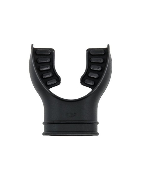 Ustnik silionowy czarny z ząbkami