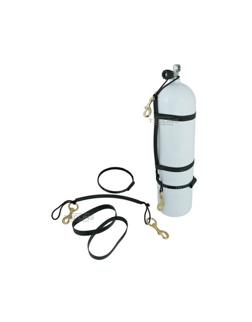 Uprząż do stage 5,7L karabinki brąz