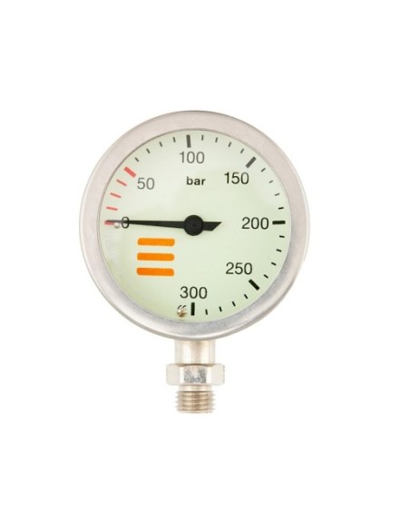 Manometr S-Tech 300 bar 63 mm nikiel