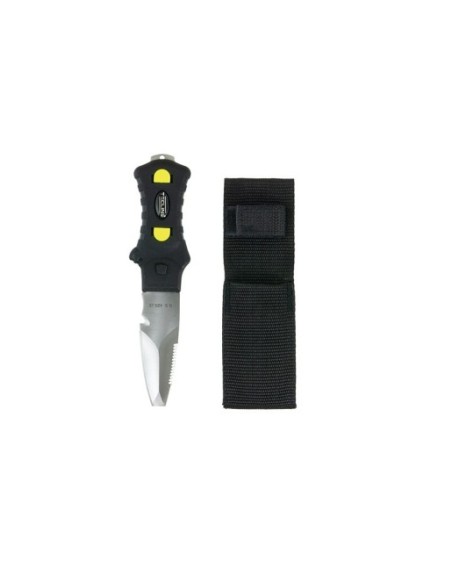 Nóż Minirazor Alfa czarny, kabura nylon