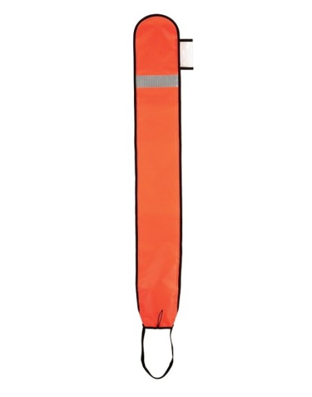 Bojka otwarta 130cm, pomarańczowa, z taśmą 3M Scotchlite Solas