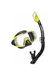 Zestaw maska panoramiczna Visio Tri-Ex + fajka Tusa do nurkowania