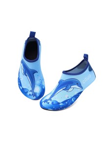 Buty dziecięce do wody na plażę Delfin Blue