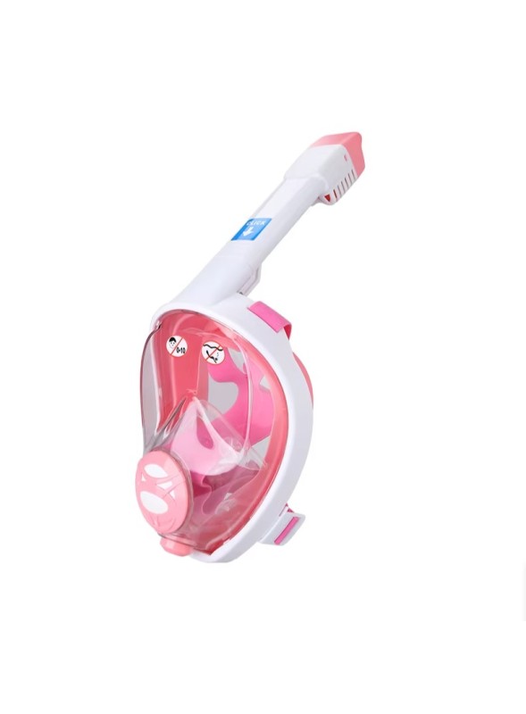 Maska pełnotwarzowa do snorkelingu Pink