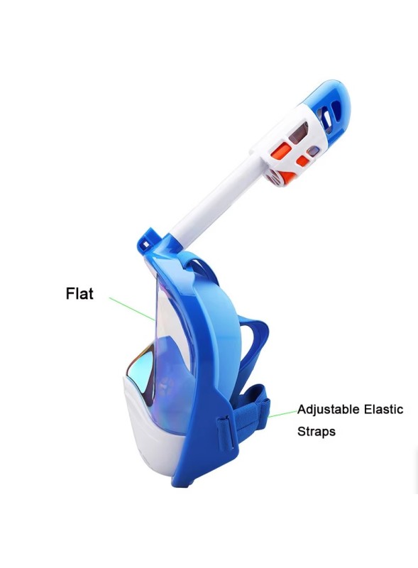 Maska pełnotwarzowa do snorkelingu Blue