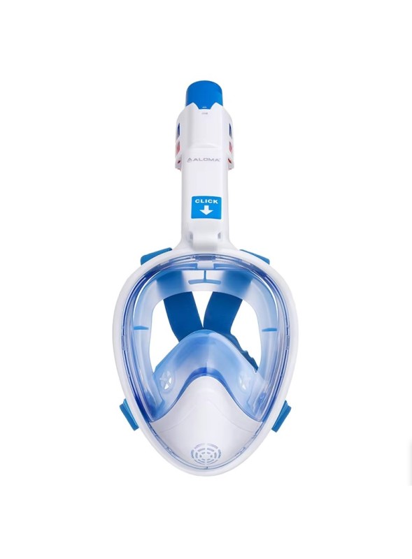 Maska pełnotwarzowa do snorkelingu Blue