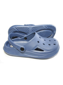 Kroksy Klapki Chodaki na basen plażę piankowe - granat