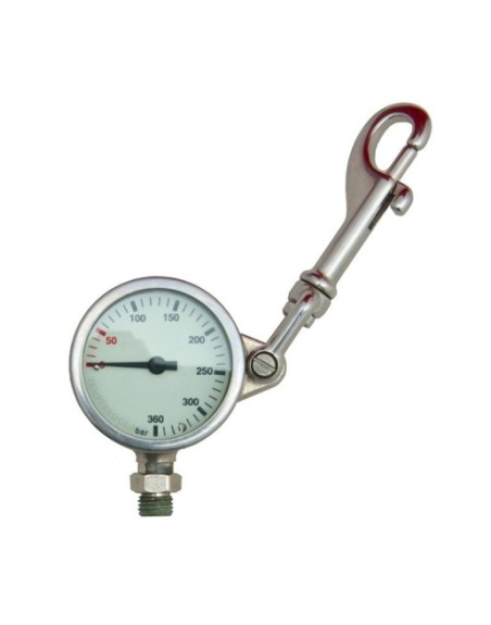 Manometr 360 bar 52 mm z karabinkiem