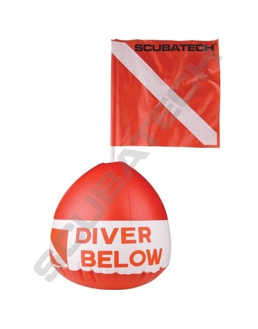 Boja sygnalizacyjna z flagą