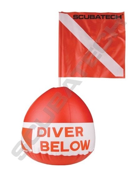 Boja sygnalizacyjna z flagą